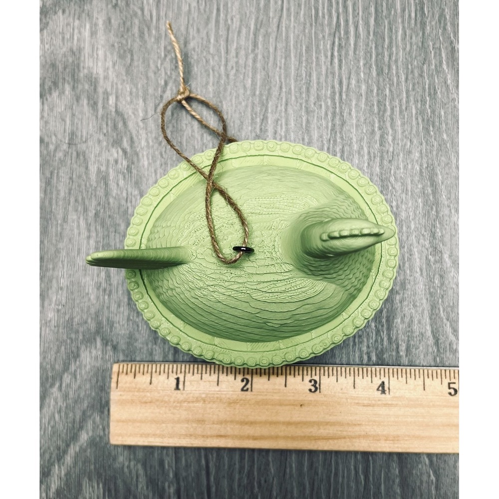 4PC Hen on Nest Chicken HON Ornaments 3D Printed Rustic Farmhouse Decor Green - Picture 4 of 6